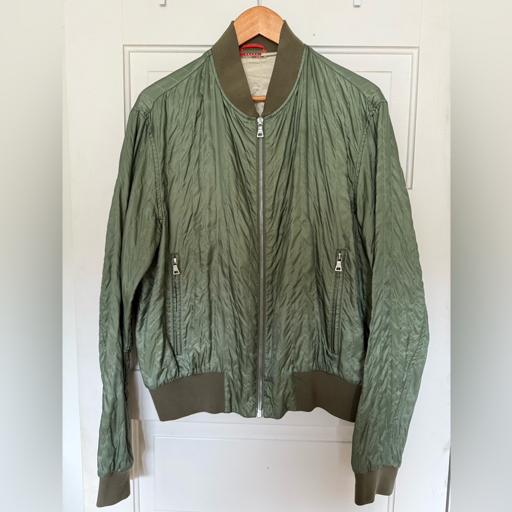 Prada Green Bomber Jacket